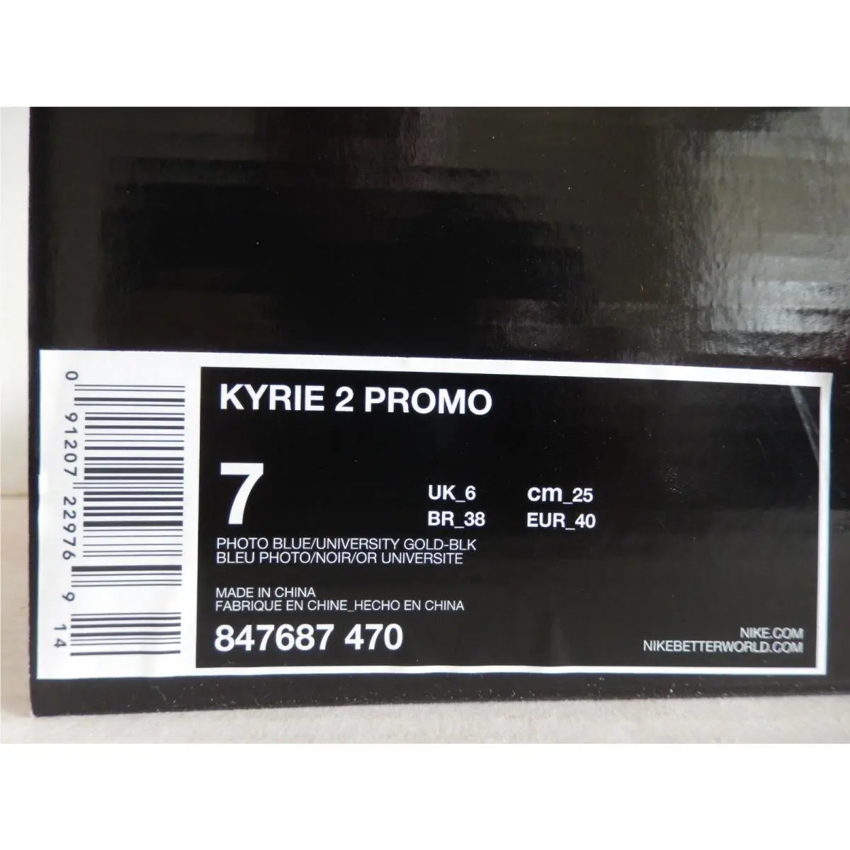 Nike shoes - Nike Kyrie 2 - Kyrie - 847687-470 - Blue (UPC: 091207229776) 3