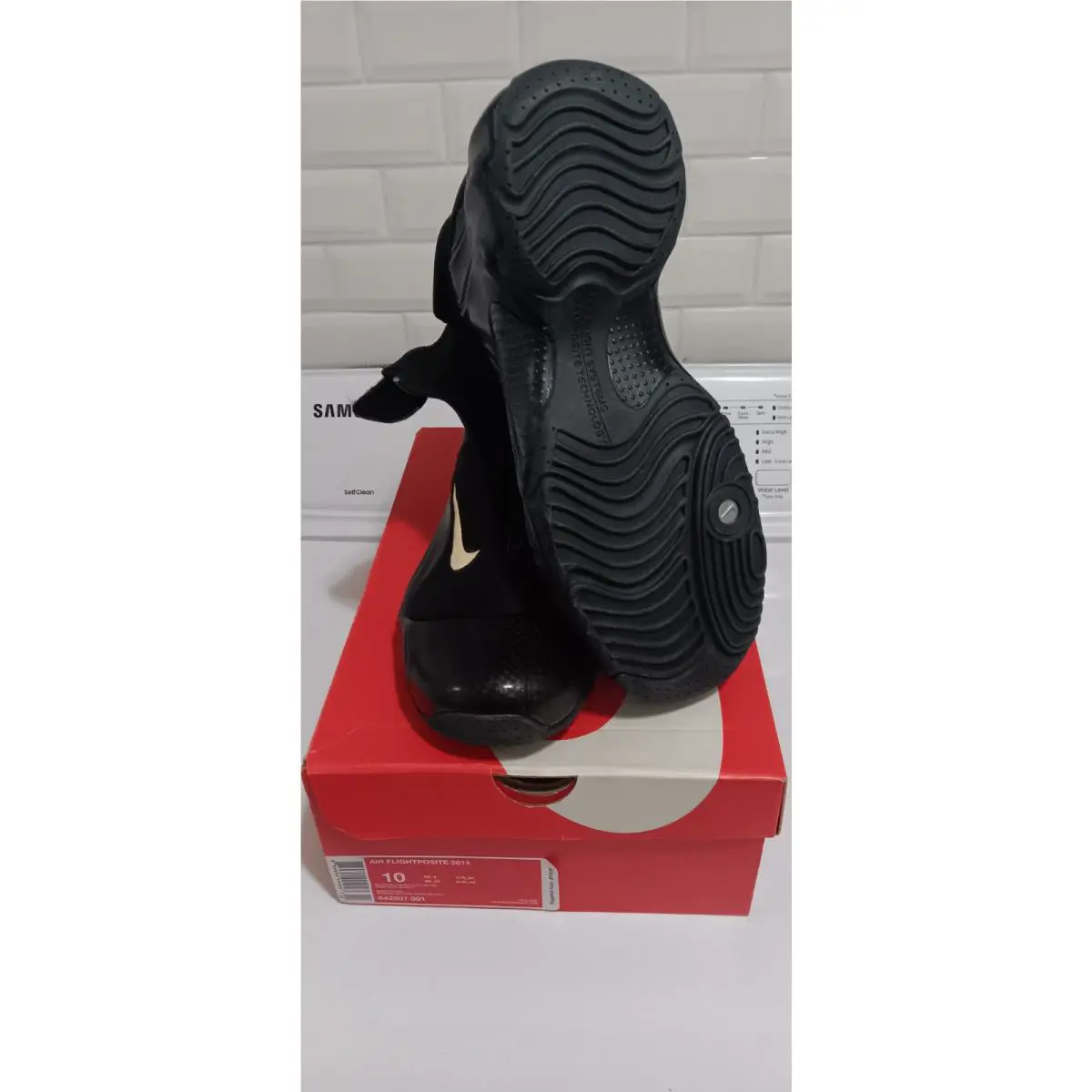 Nike shoes - Nike Air Flightposite - Air Flightposite - 642307-001 - Black 8