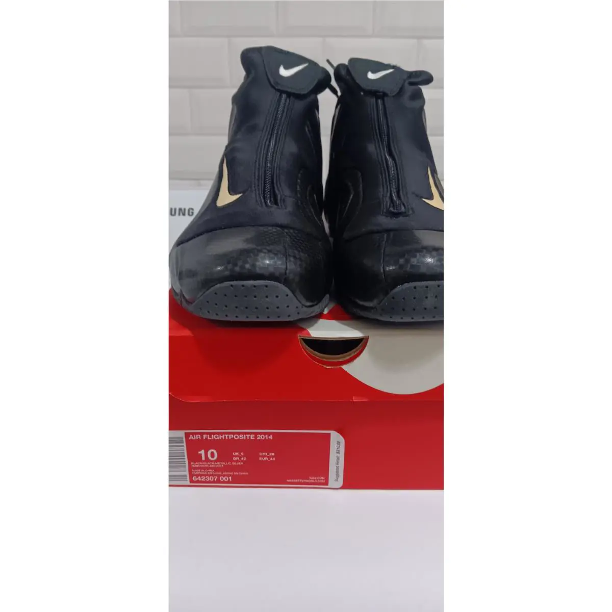 Nike shoes - Nike Air Flightposite - Air Flightposite - 642307-001 - Black 4