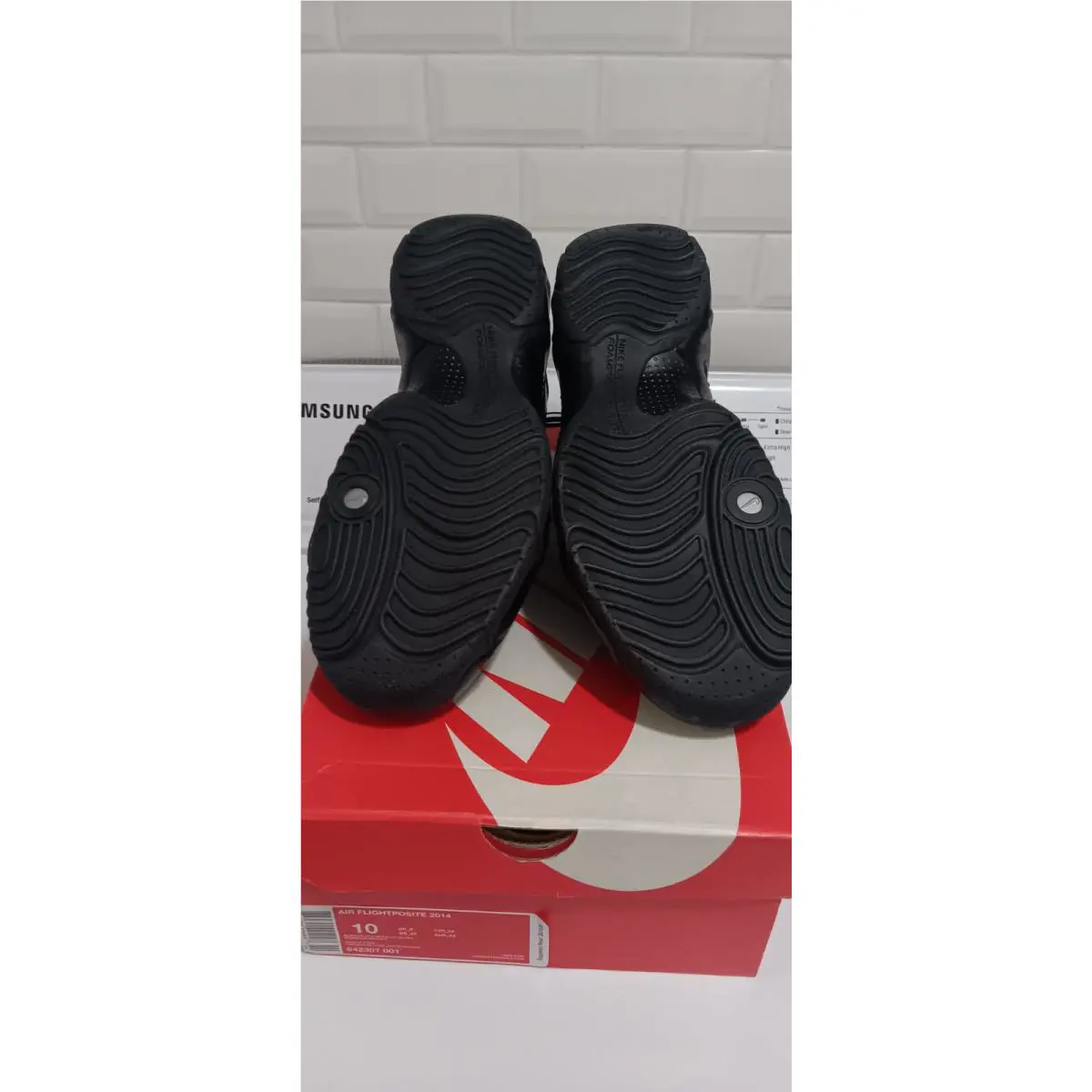 Nike shoes - Nike Air Flightposite - Air Flightposite - 642307-001 - Black 7