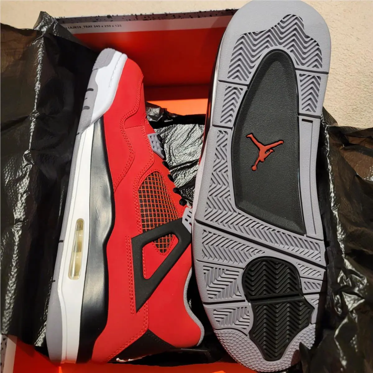 Nike shoes - Air Jordan 4 - Air - 308497-603 - Red (UPC: 0887225129811) 0