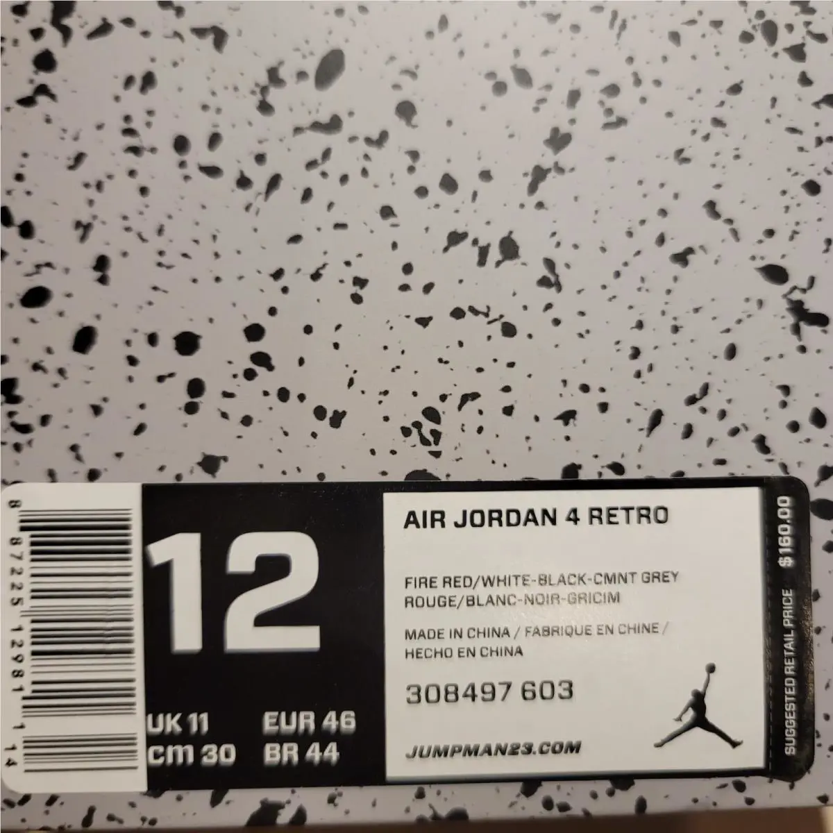 Nike shoes - Air Jordan 4 - Air - 308497-603 - Red (UPC: 0887225129811) 2