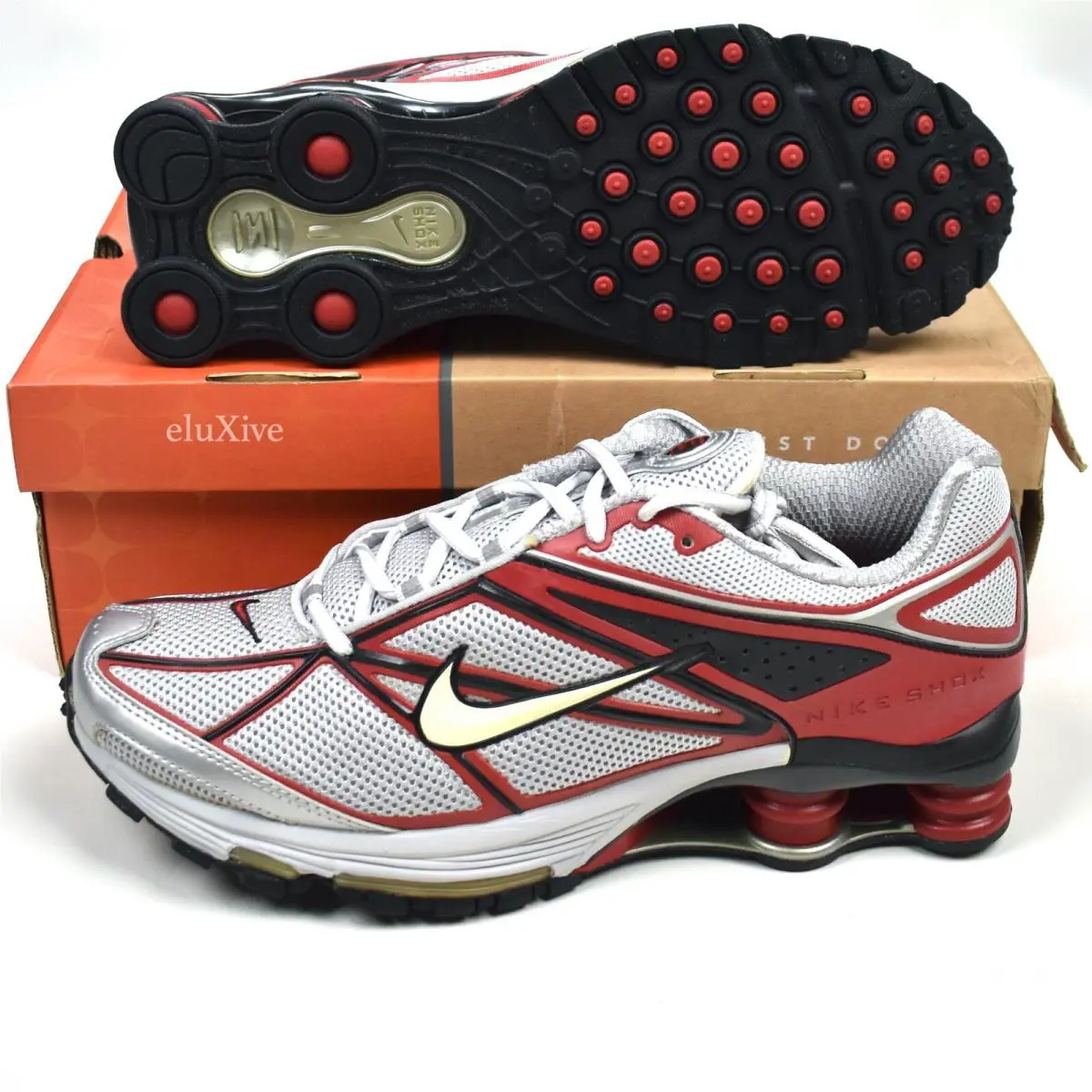 Nike shoes - Nike Shox - Shox - 312958-011 - Red 0