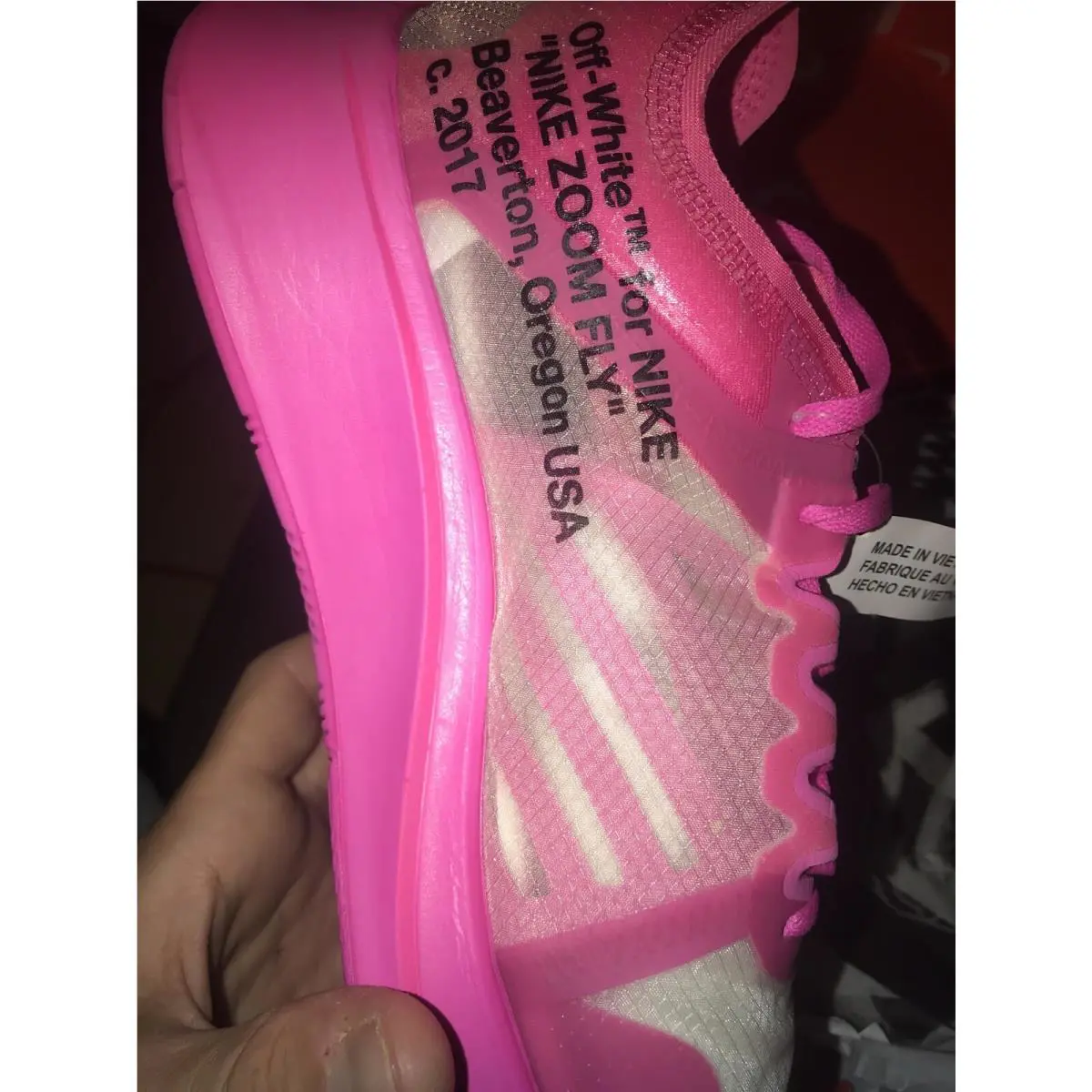 Nike shoes - Nike Zoom Fly SP - Zoom Fly - Pink 5