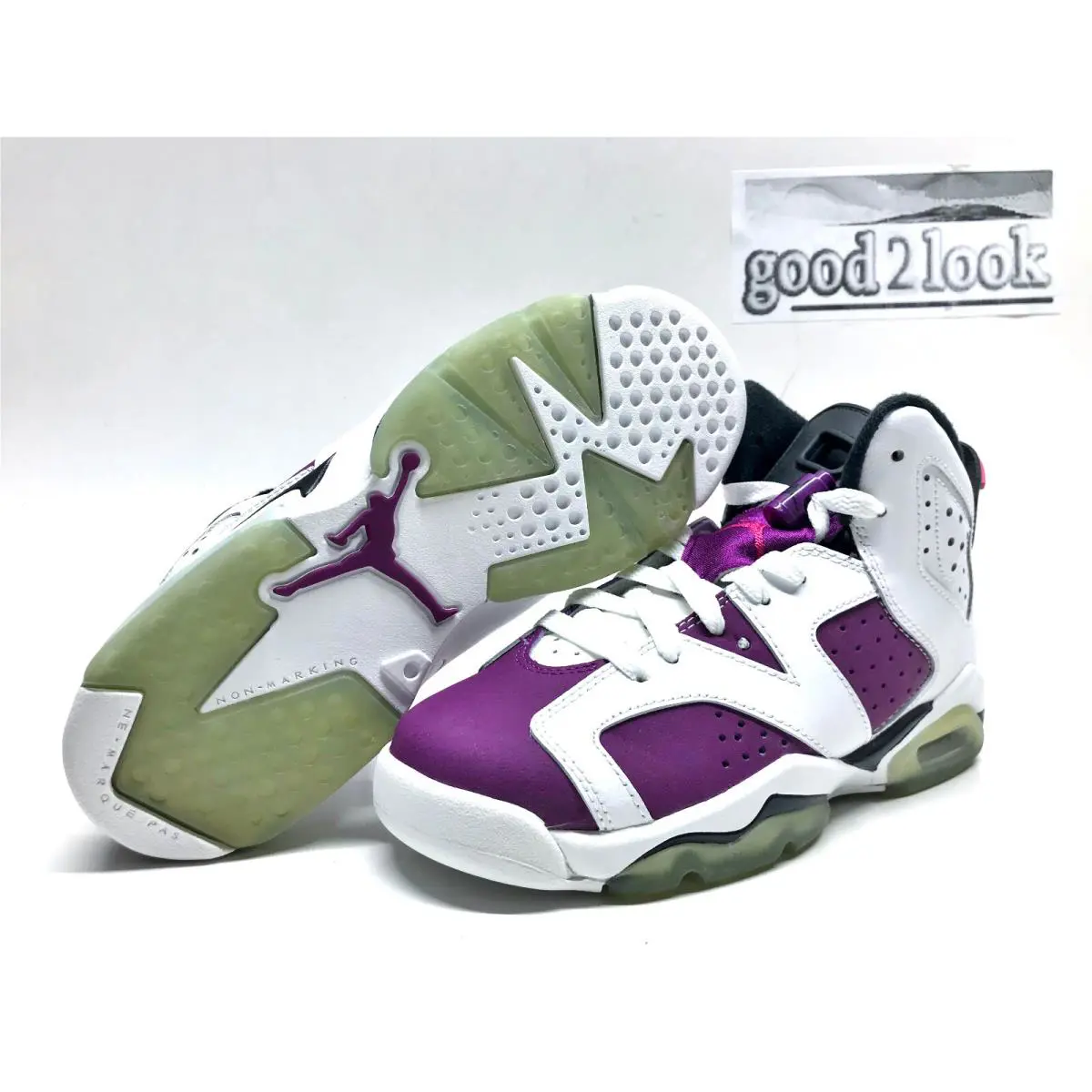Nike shoes - Air Jordan 6 - Air - White (UPC: 823233108561) 0