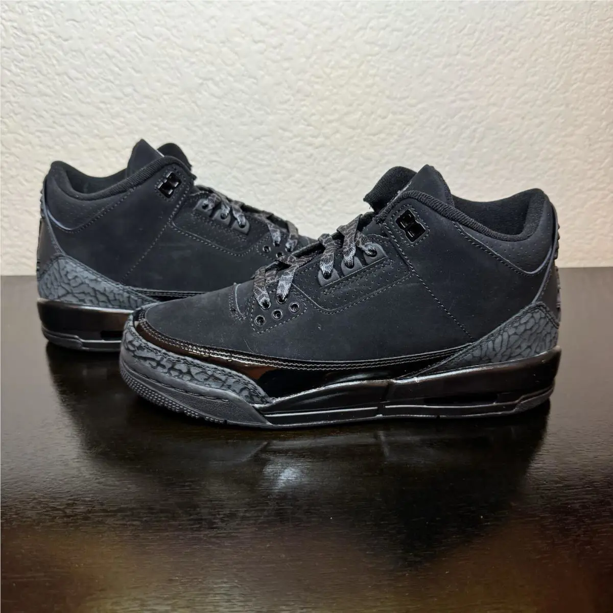 Nike Air Jordan Retro 3 Black Cat 2025 Size 6.5 Men`s DS