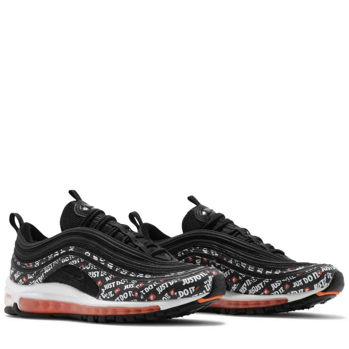 Nike shoes - Nike Air Max 97 - Air Max - AT8437-001 - Black, Manufacturer: Black/Total Orange-White 4