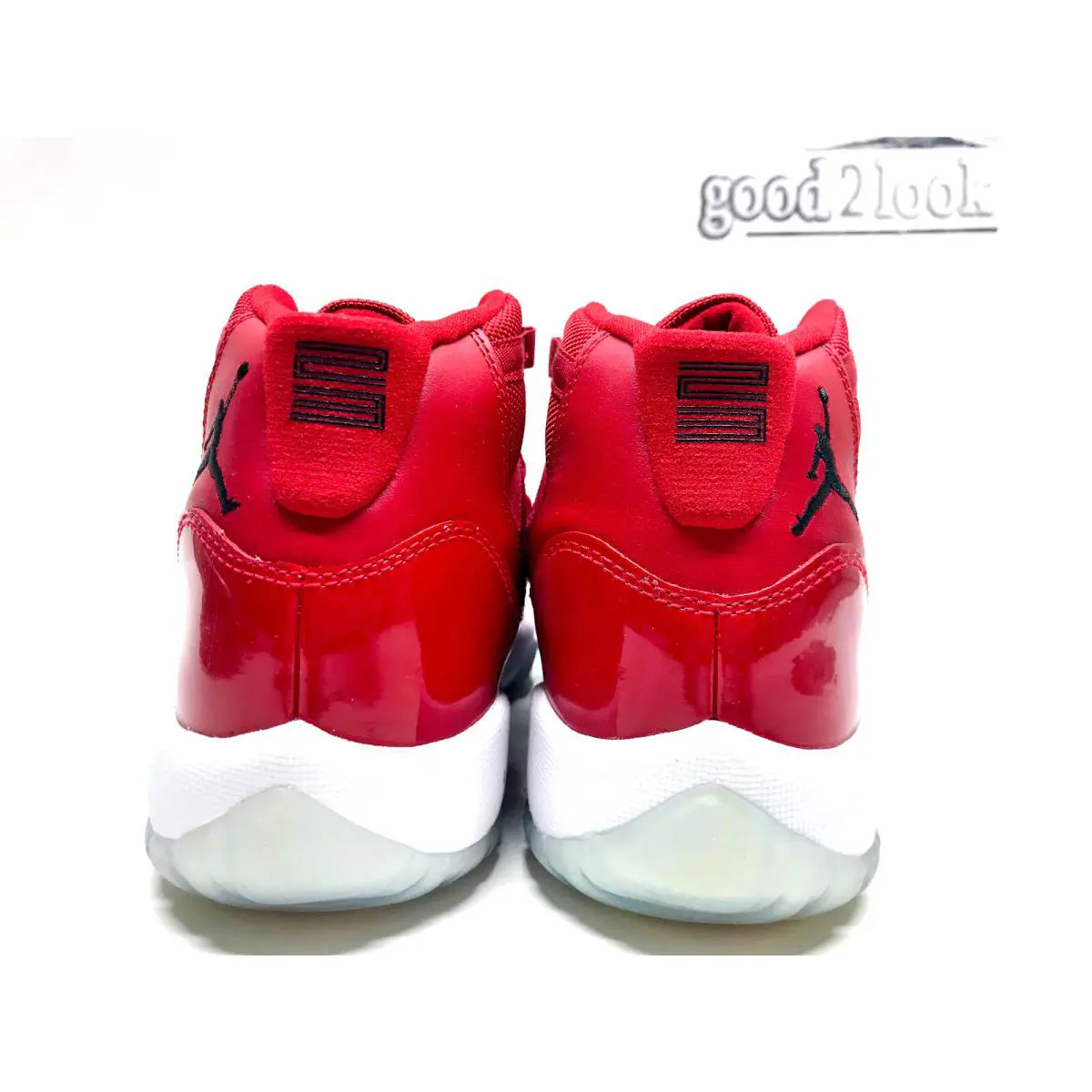 Nike shoes - Air Jordan 11 - Air - Red (UPC: 666003586103) 2
