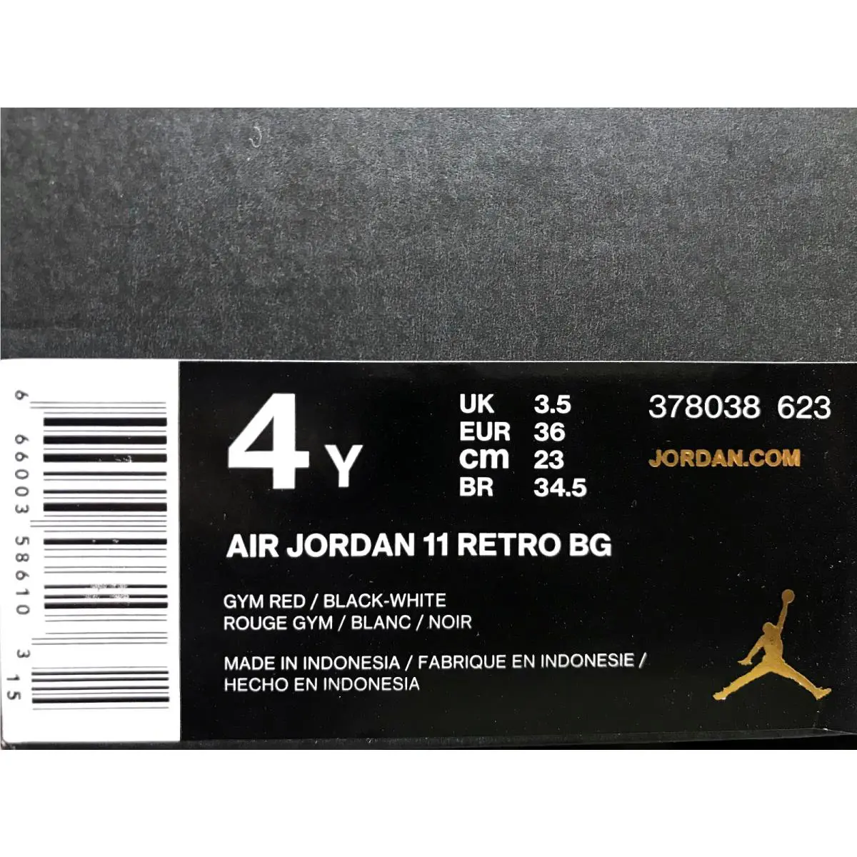 Nike shoes - Air Jordan 11 - Air - Red (UPC: 666003586103) 3