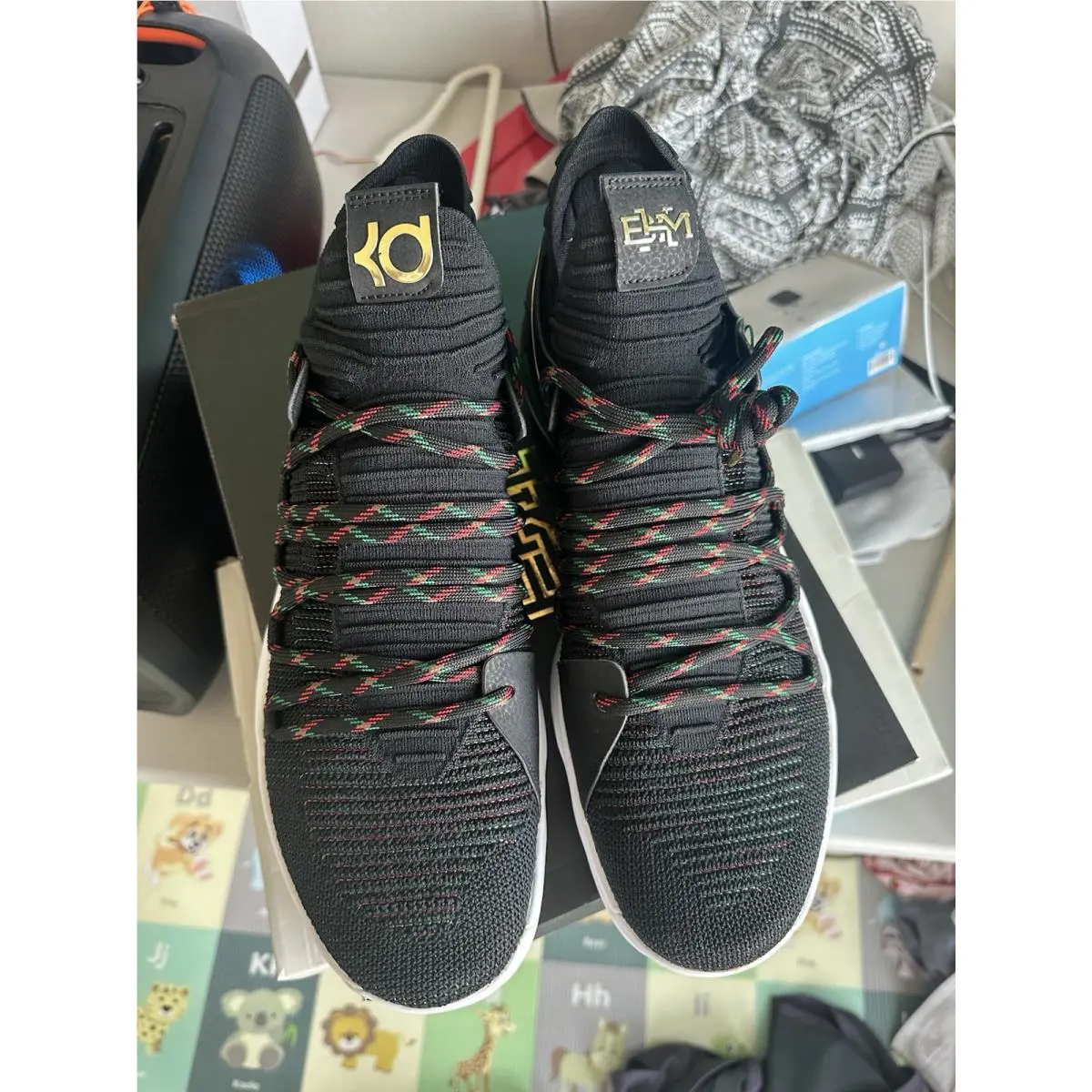 Nike shoes - Nike Zoom KD - Zoom - 897817-003 - Black, Manufacturer: Black & Multi-Color 3