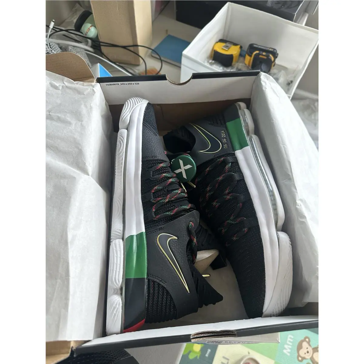 Nike shoes - Nike Zoom KD - Zoom - 897817-003 - Black, Manufacturer: Black & Multi-Color 4