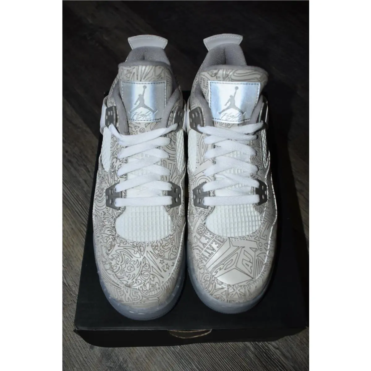 Nike shoes - Air Jordan 4 - Air - Silver 0