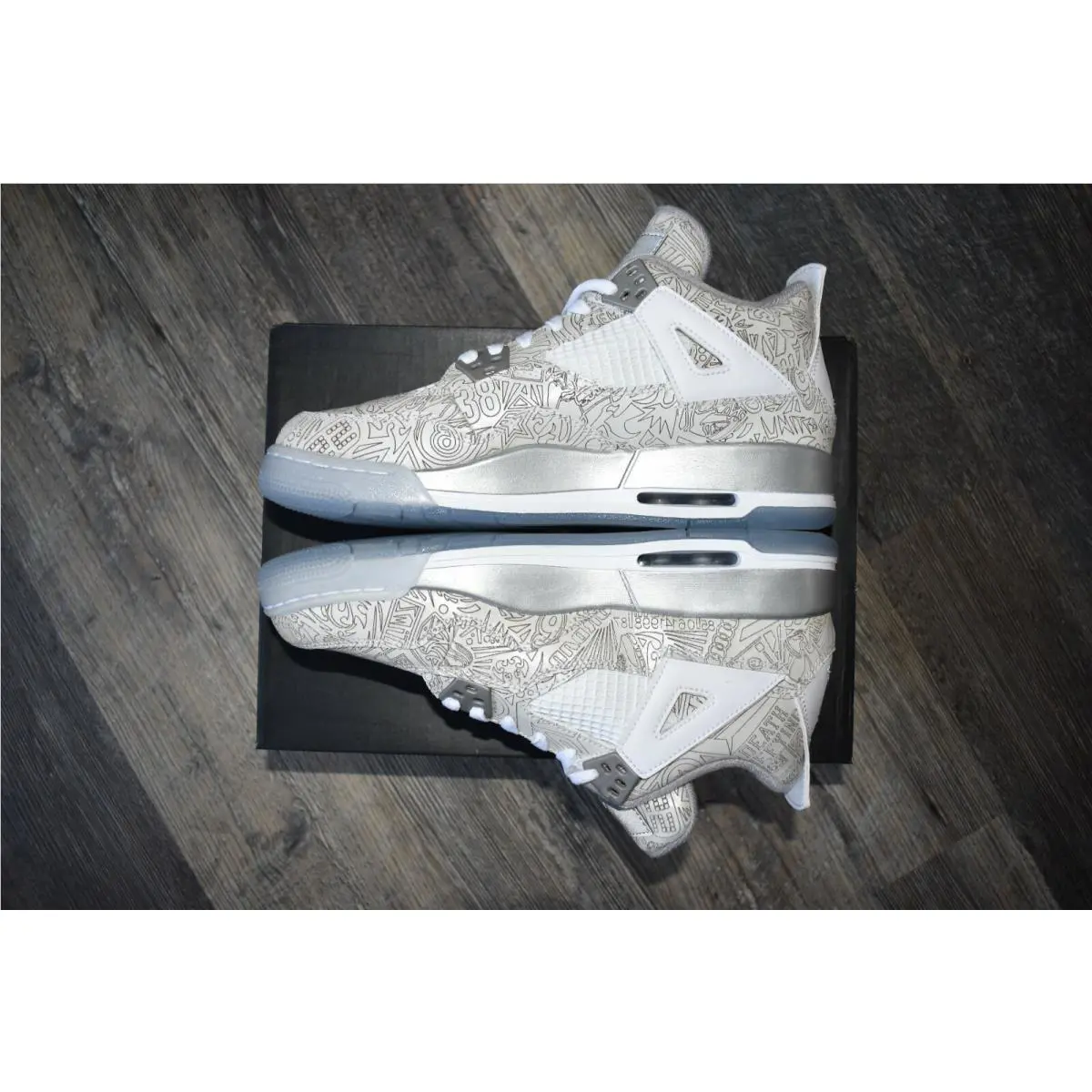 Nike shoes - Air Jordan 4 - Air - Silver 4