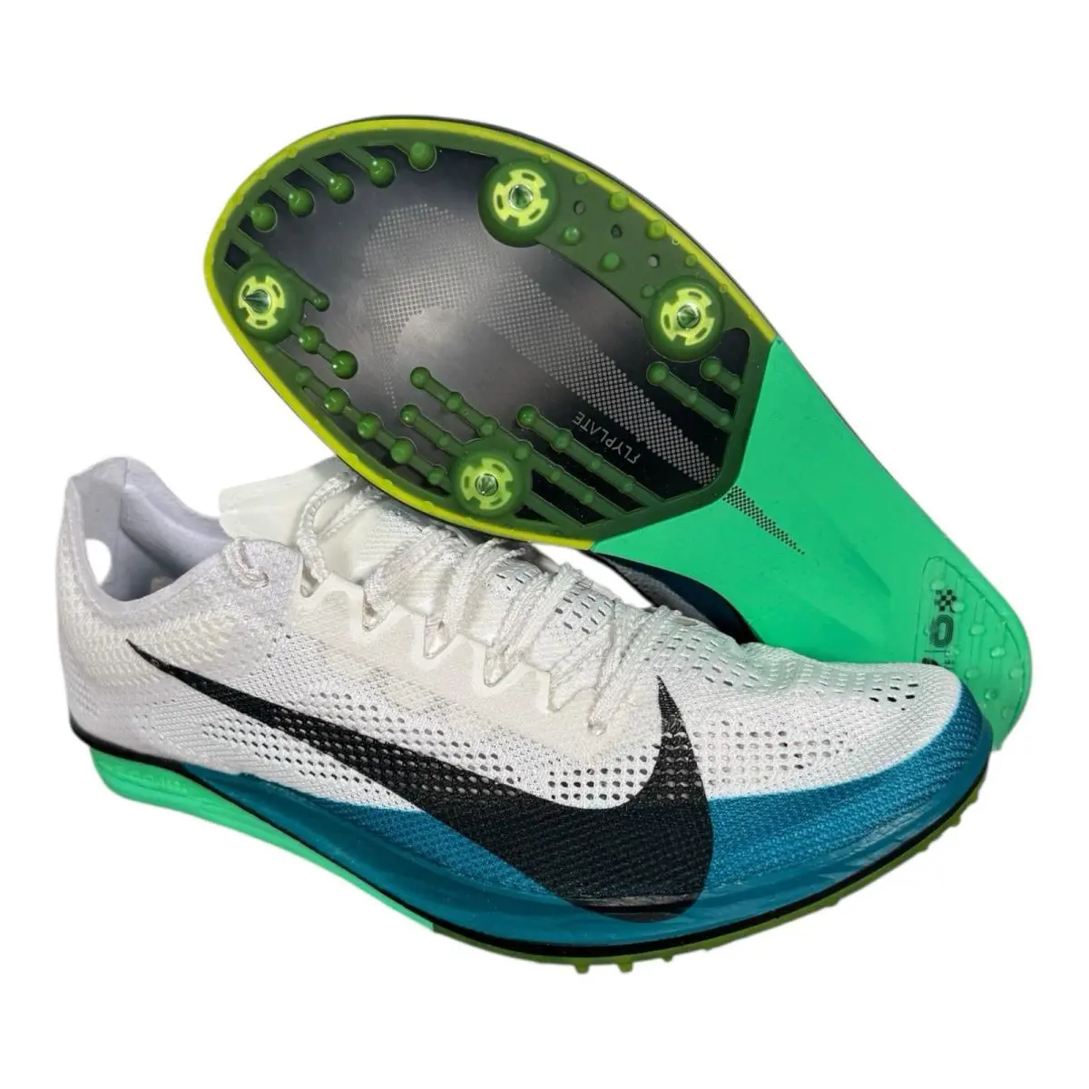 Nike Zoomx Dragonfly 2 Elite White Bright Spruce - FZ9315-102 Size 5.5 - White