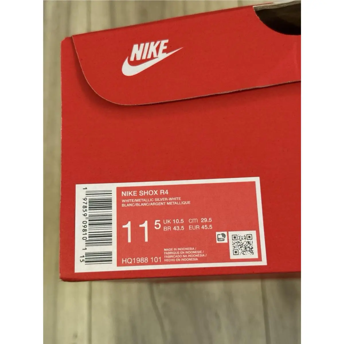 Nike shoes - Nike Shox R4 - Shox - HQ1988-101 - White 0