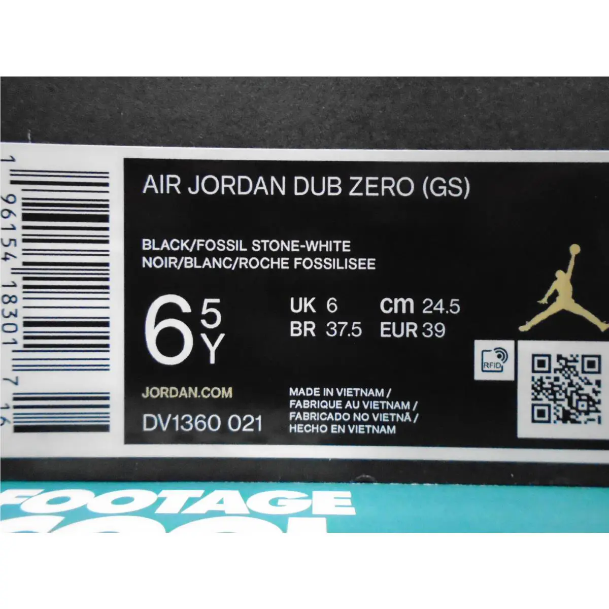Nike shoes - Nike Air Jordan Dub Zero - DV1360-021 - Black 7