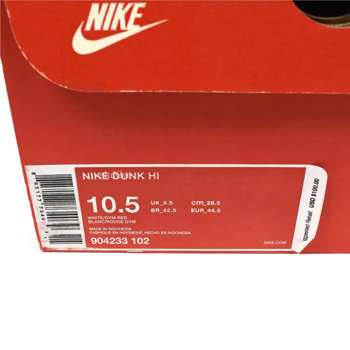 Nike shoes - Nike Dunk High - Dunk High - 904233-102 - White 10