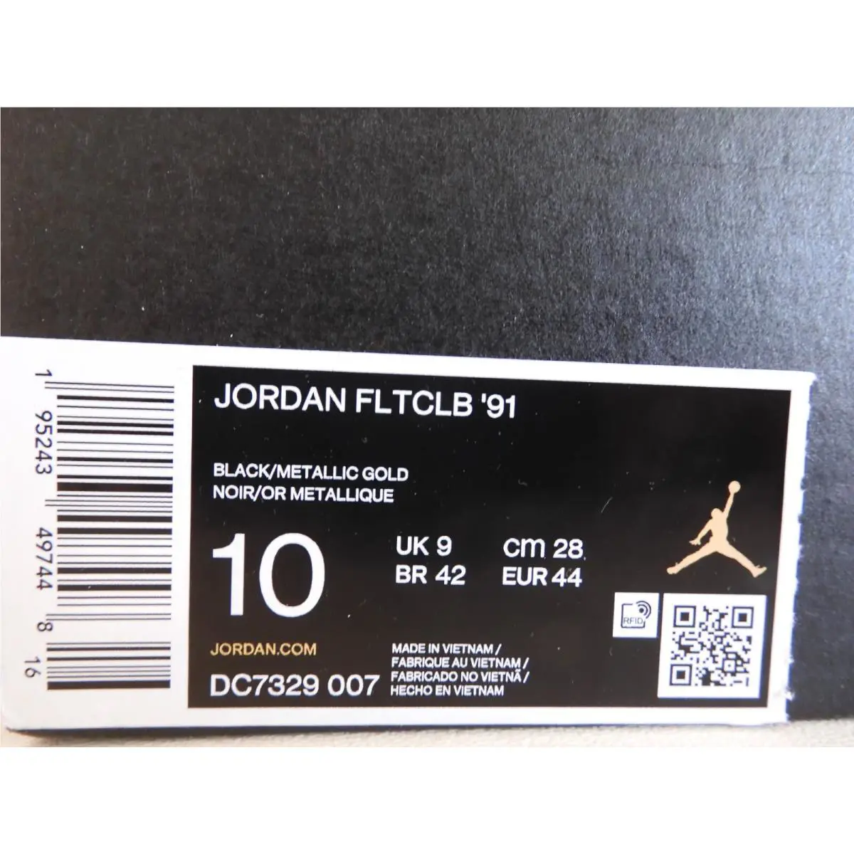 Nike shoes - Air Jordan Flight Club 91 - Black (UPC: 195243497448) 3