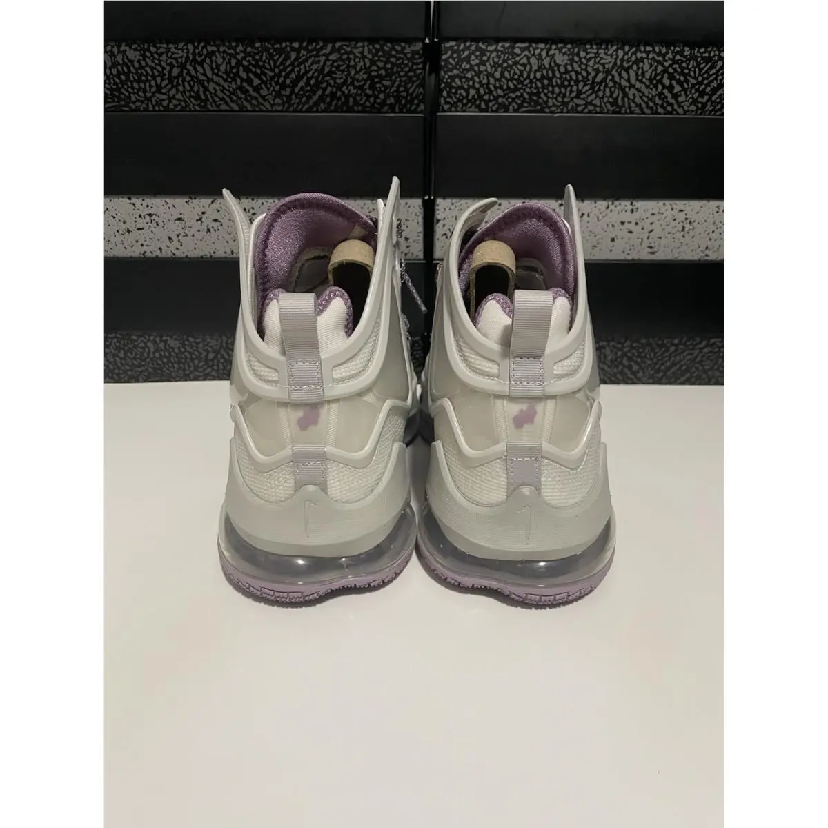 Nike shoes - Nike LeBron XIX 19 - LeBron XIX - CZ0203-004 - Phantom/Canyon Purple (UPC: 0195866464179) 1