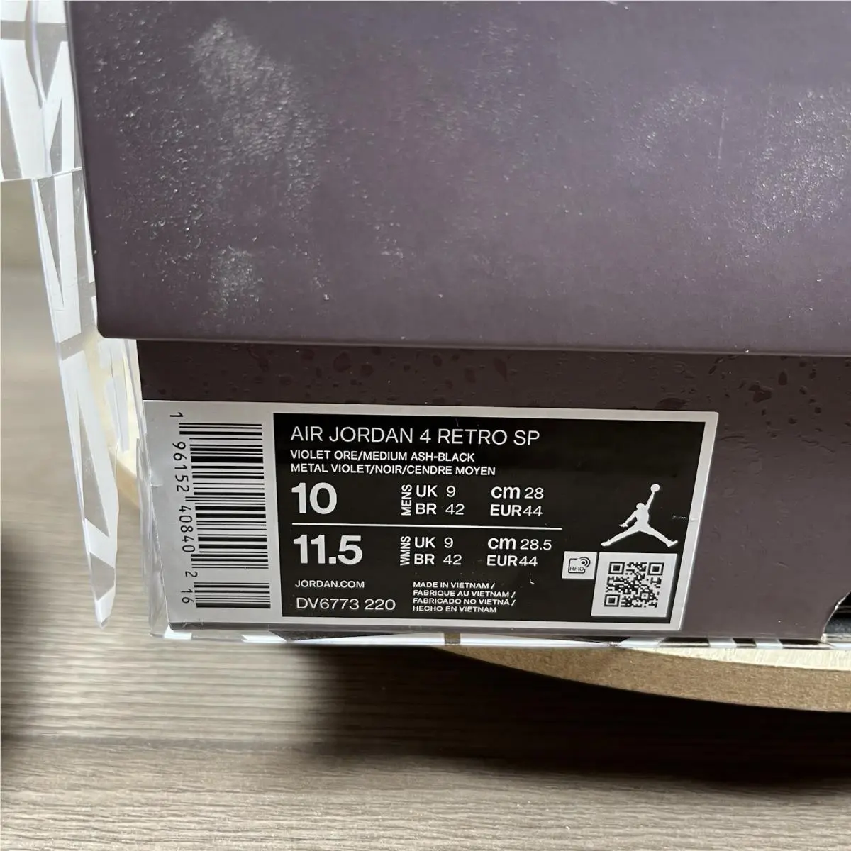 Nike shoes - Air Jordan 4 - Air - DV6773-220 - Purple 11