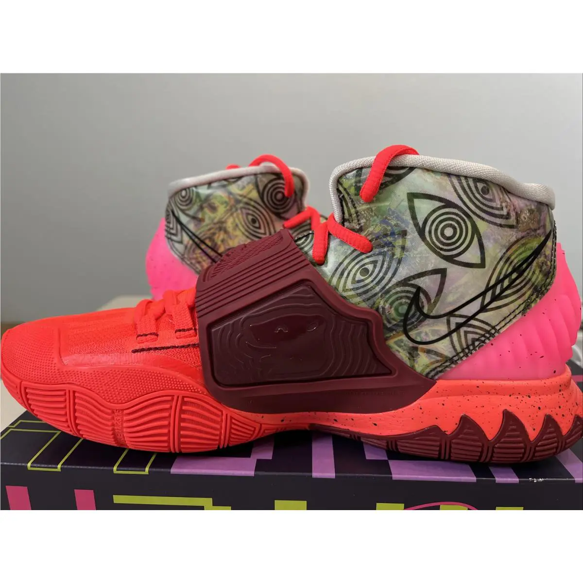 Nike shoes - Nike Kyrie 6 - Kyrie - CN9839600 - Red, Manufacturer: Bright Crimson/ Multicolor 0