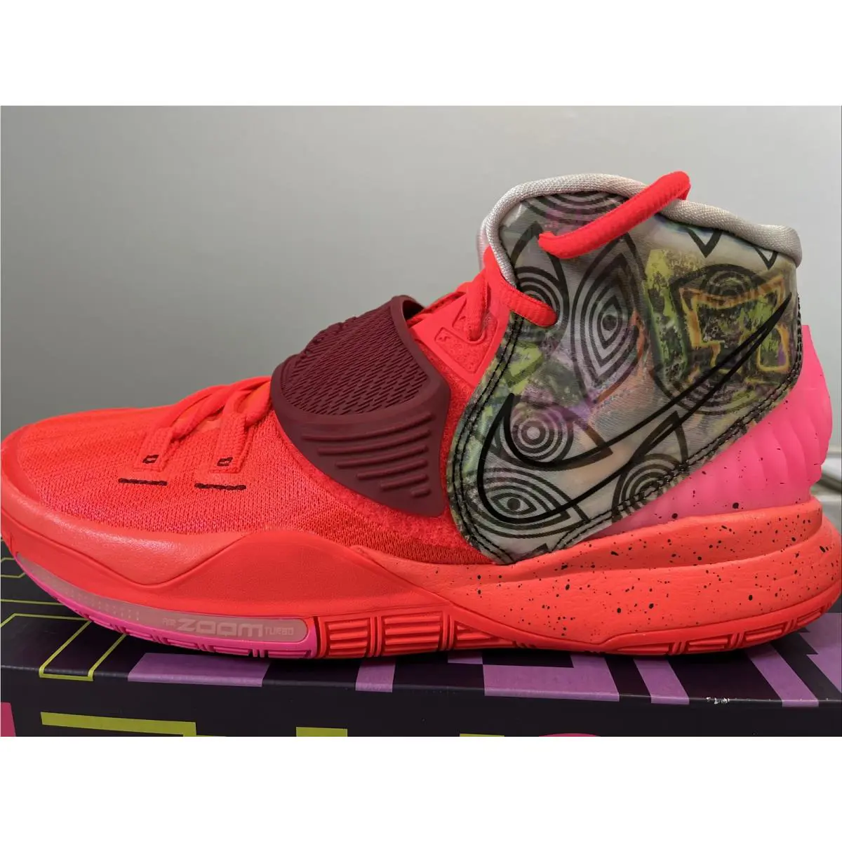 Nike shoes - Nike Kyrie 6 - Kyrie - CN9839600 - Red, Manufacturer: Bright Crimson/ Multicolor 2