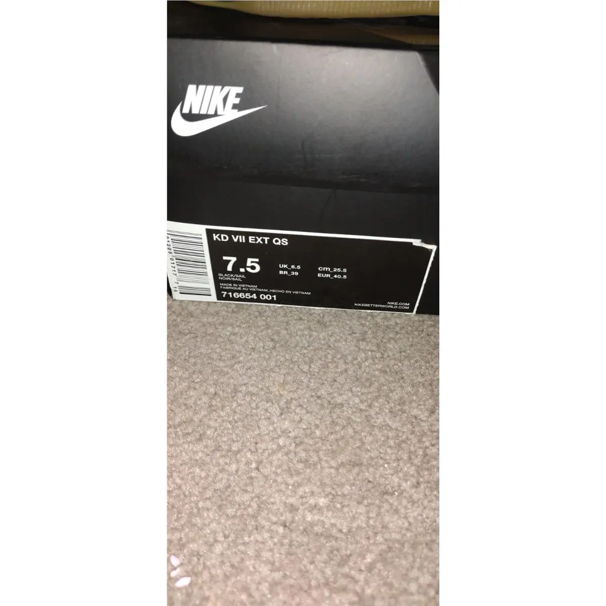 Nike shoes - KD VII - VII - 716654 001 - Multicolor (UPC: 091205017177) 2