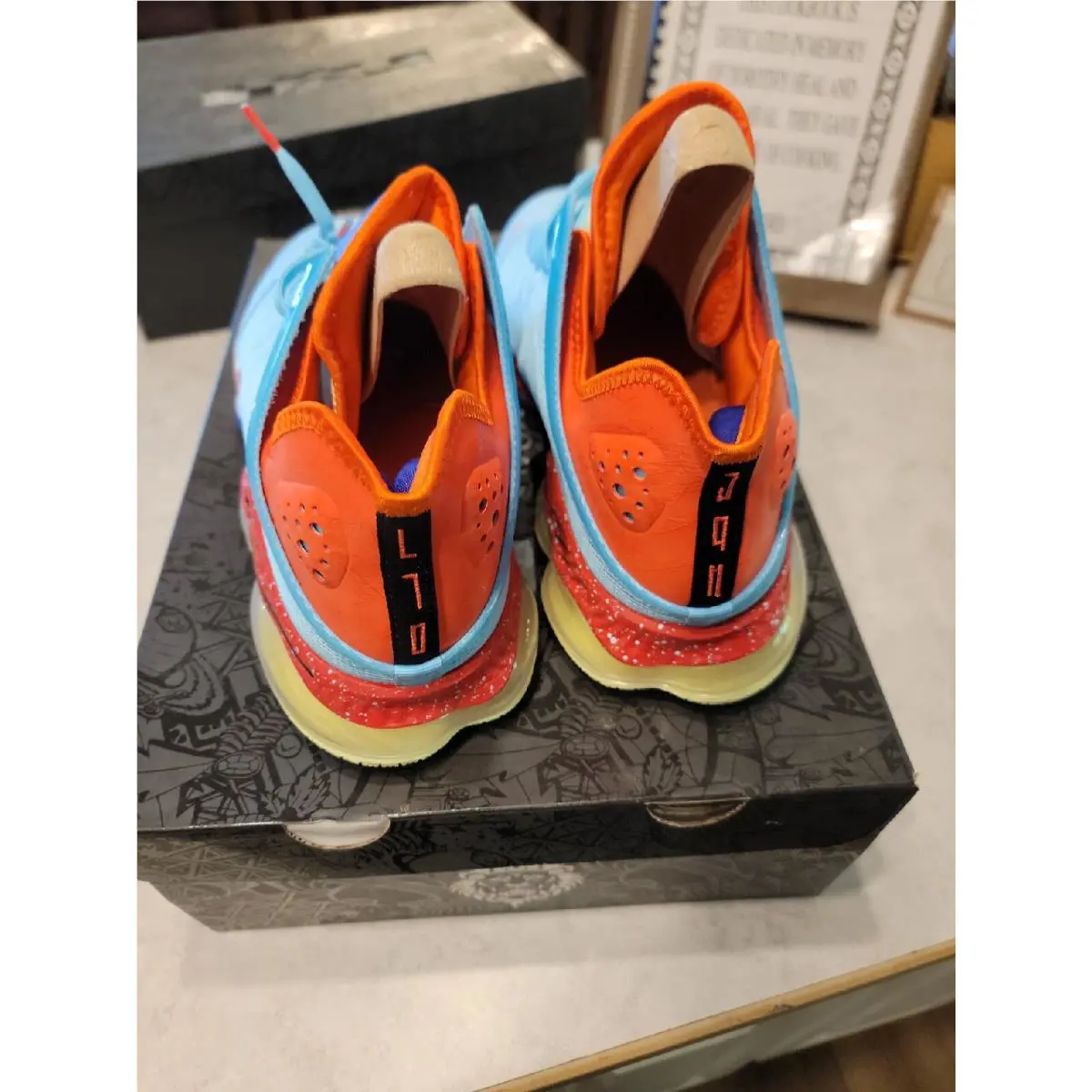 Nike shoes - LEBRON - LEBRON - Blue Chill, Black, Light Crimson (UPC: 196149151861) 3
