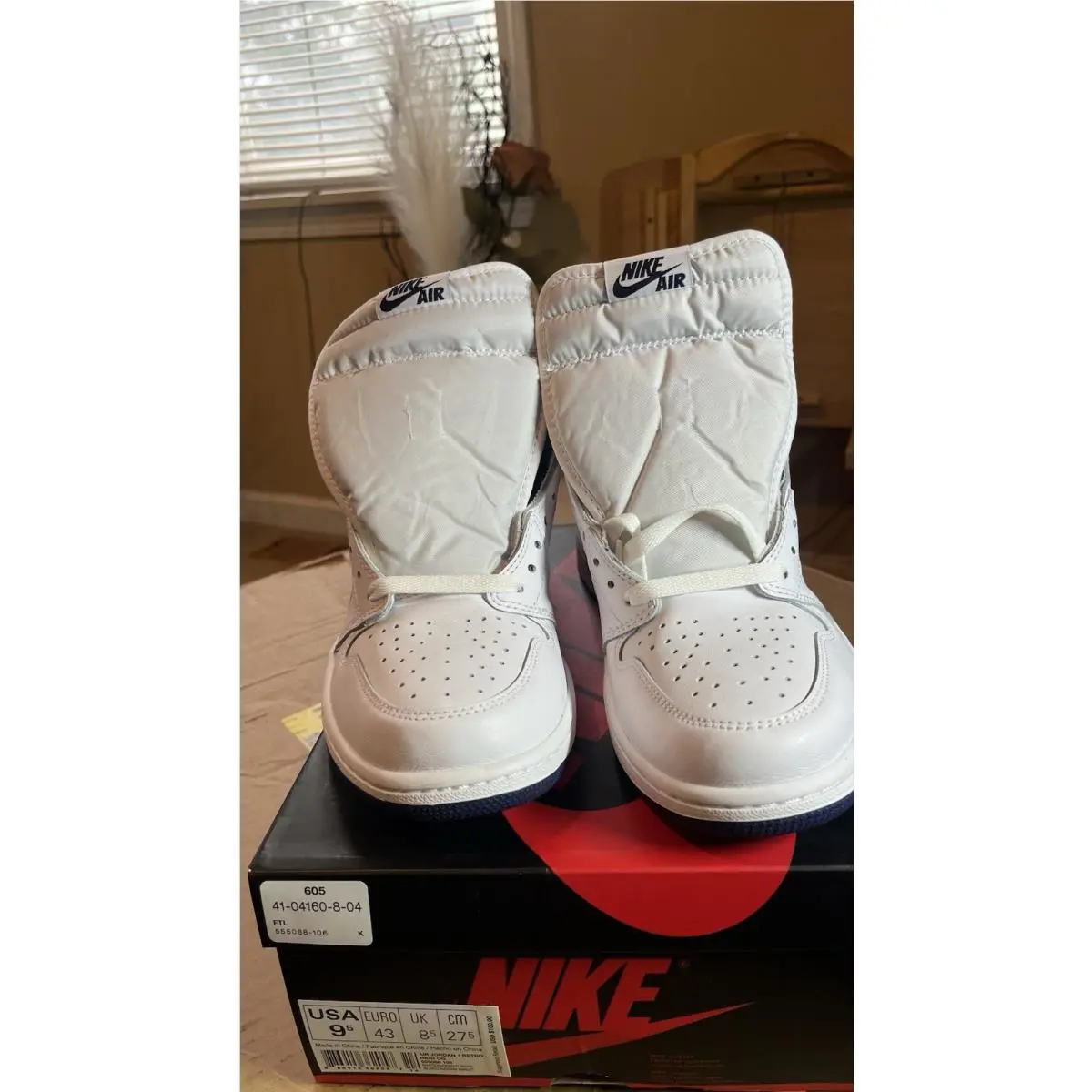 Nike shoes - Air Jordan 1 - Air - 555088-106 - White 1