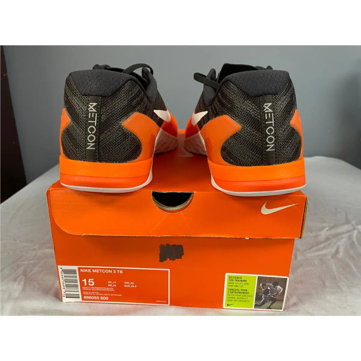 Nike shoes - Nike Metcon - Metcon - 898055 - Orange (UPC: 885259432983) 8