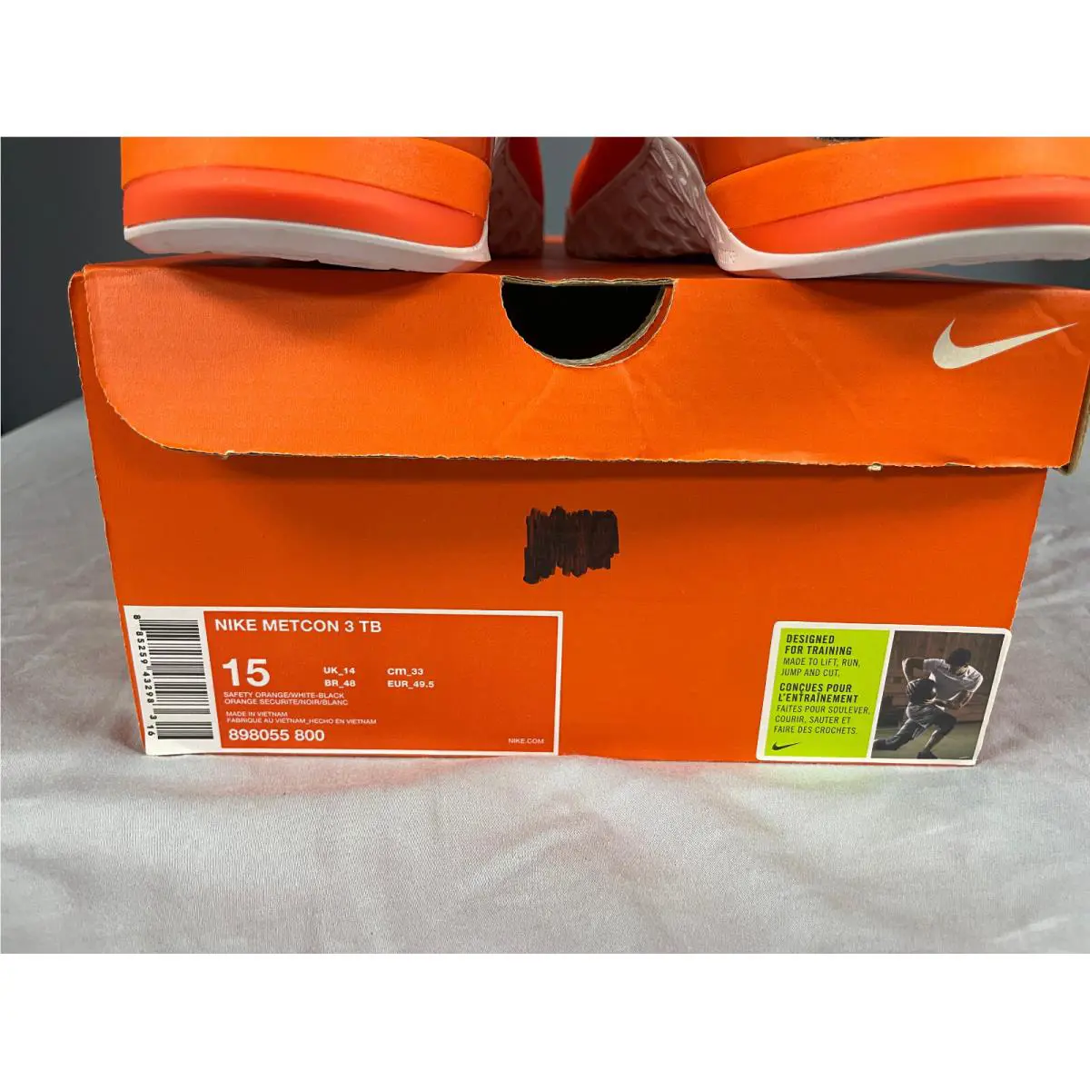 Nike shoes - Nike Metcon - Metcon - 898055 - Orange (UPC: 885259432983) 9