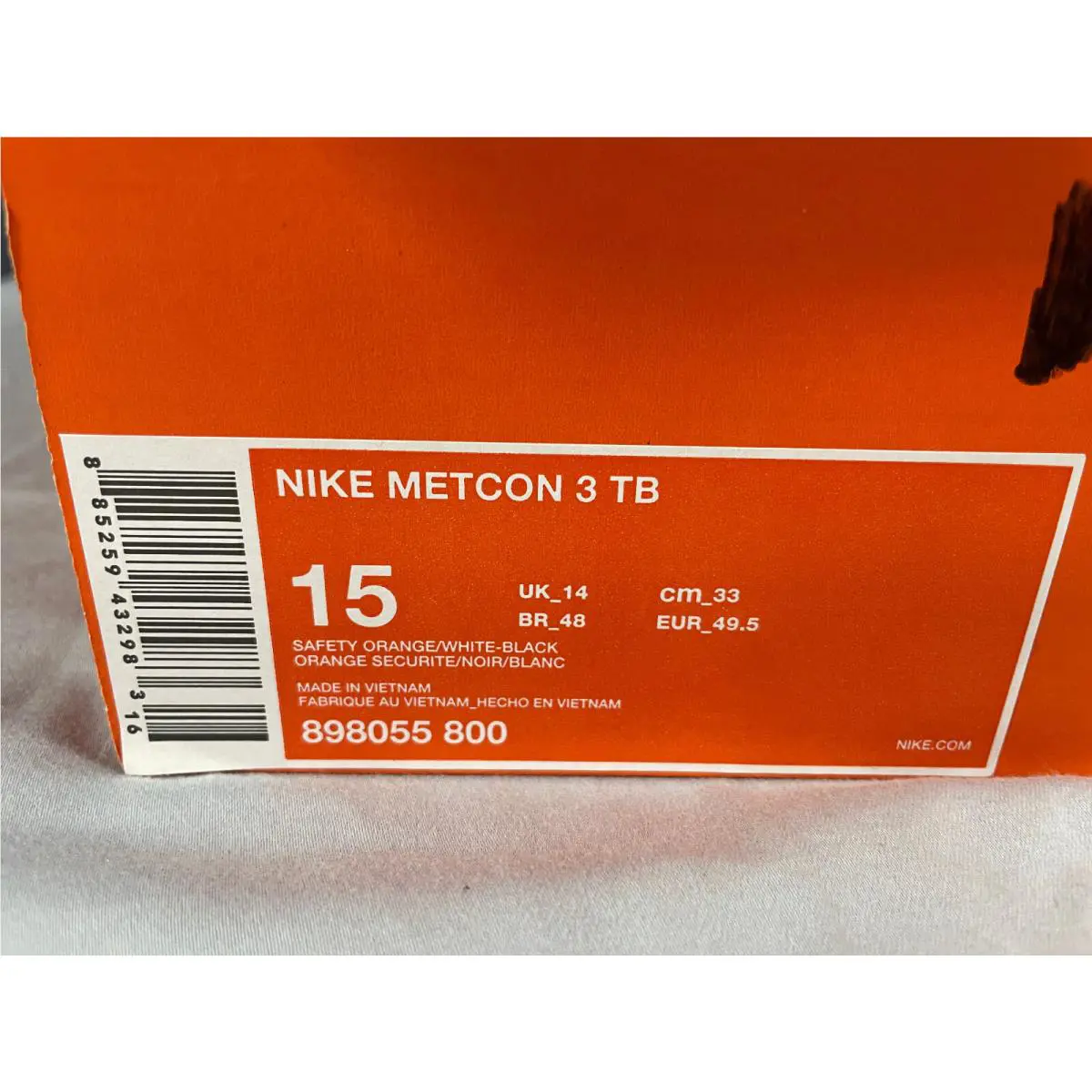 Nike shoes - Nike Metcon - Metcon - 898055 - Orange (UPC: 885259432983) 10
