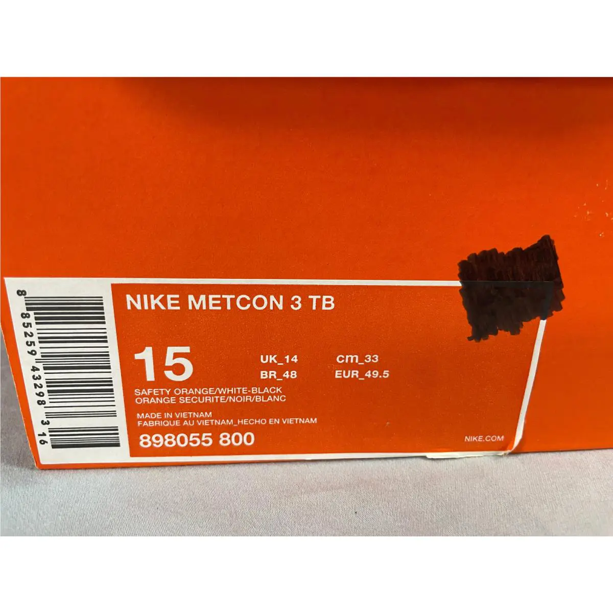 Nike shoes - Nike Metcon - Metcon - 898055 - Orange (UPC: 885259432983) 13
