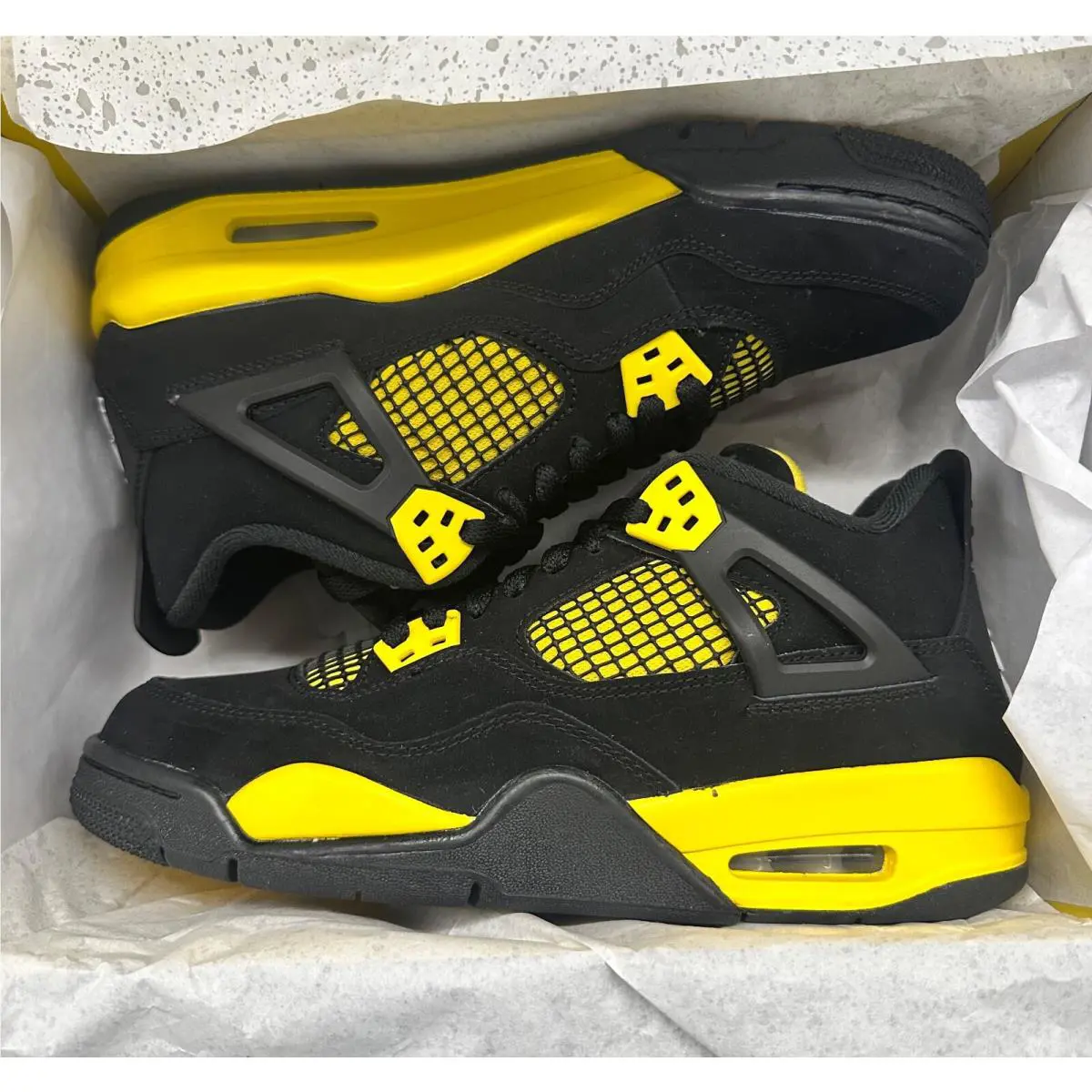 Nike shoes - Jordan 4 Retro - Retro - Yellow (UPC: 196604478595) 1