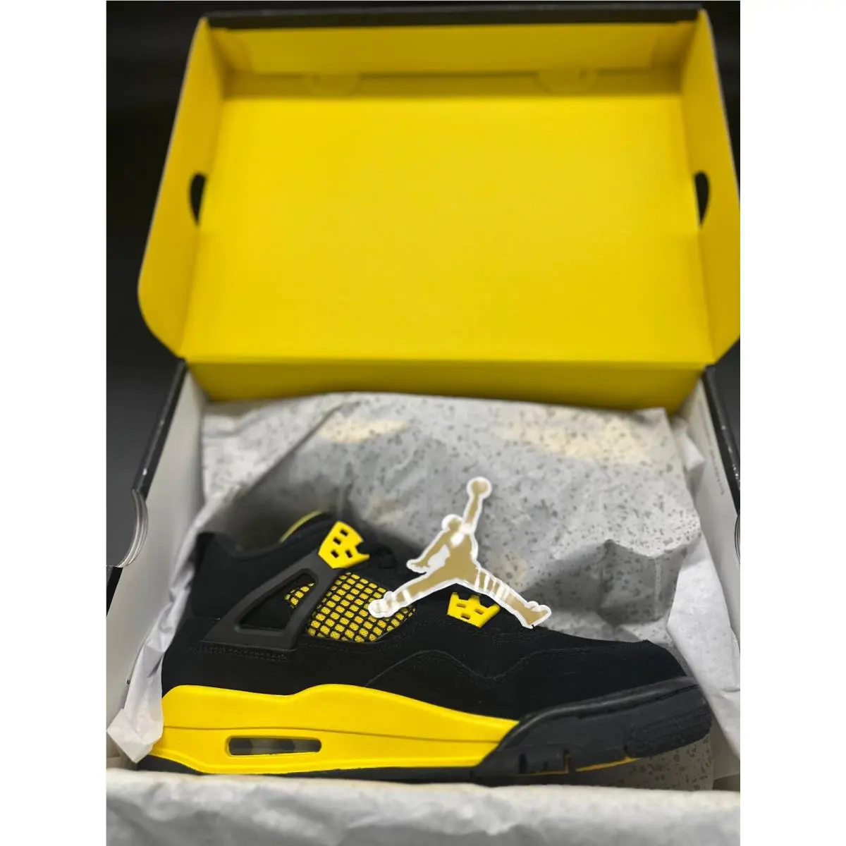 Nike shoes - Jordan 4 Retro - Retro - Yellow (UPC: 196604478595) 0