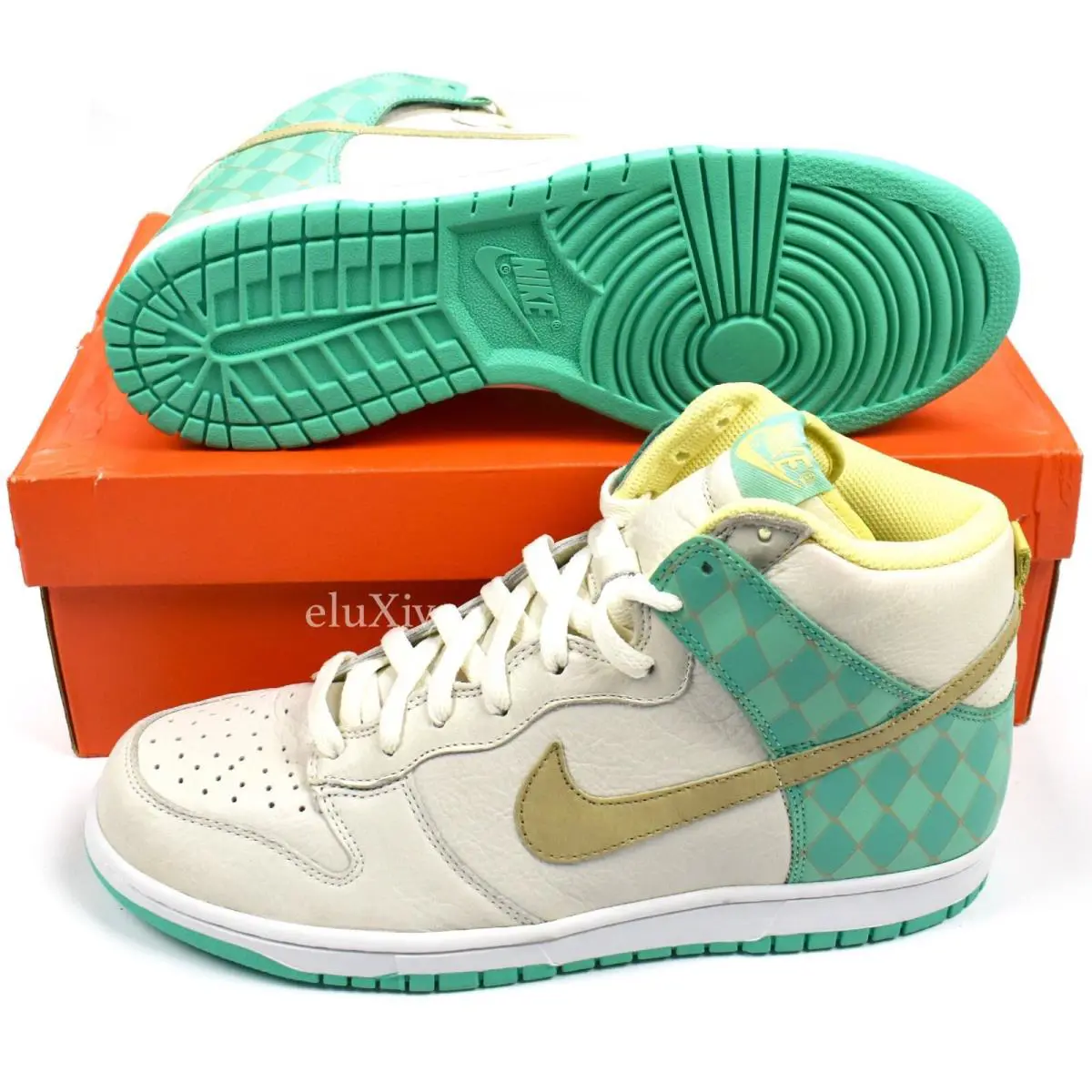 Nike shoes - Nike Dunk High - Dunk High - 312786-121 - Beige 0