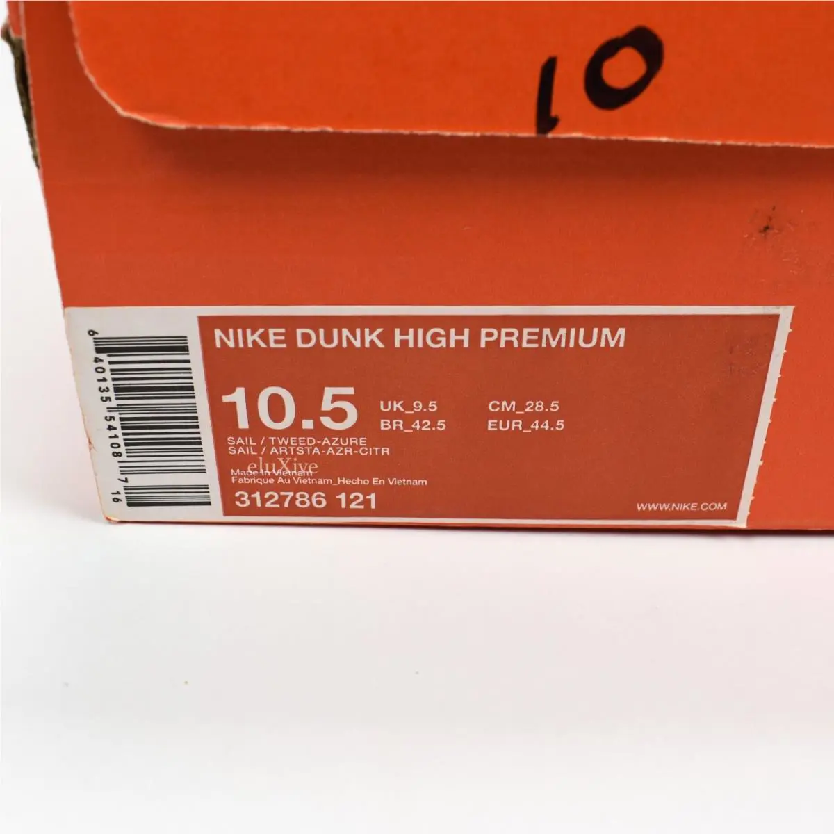 Nike shoes - Nike Dunk High - Dunk High - 312786-121 - Beige 9