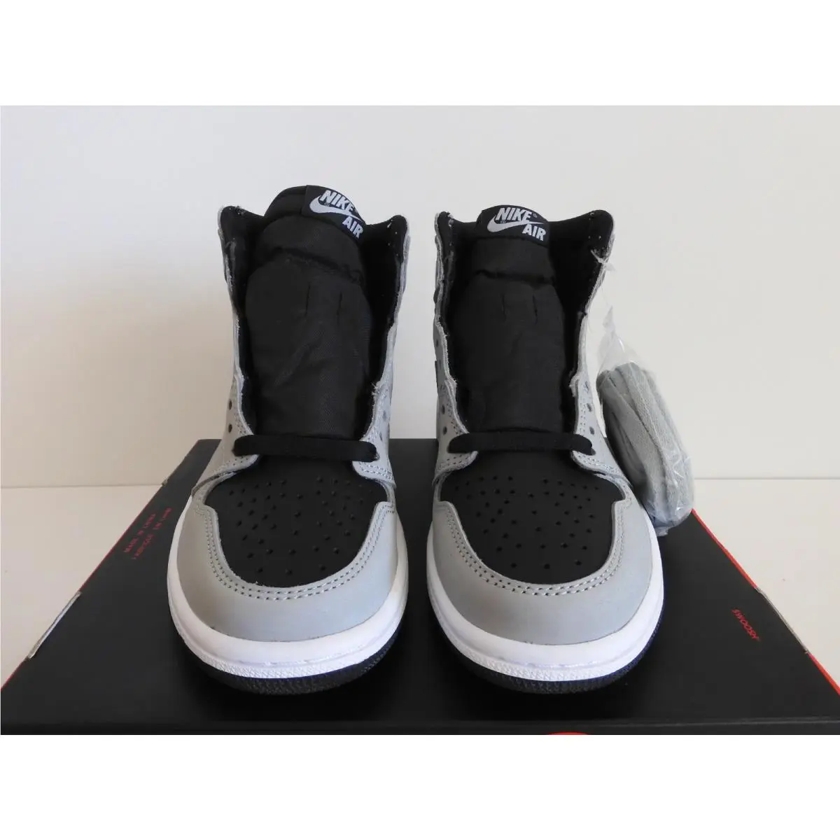 Nike shoes - Retro OG - Retro - 555088-035 - Gray, Manufacturer: Black/Light Smoke Grey/White 1