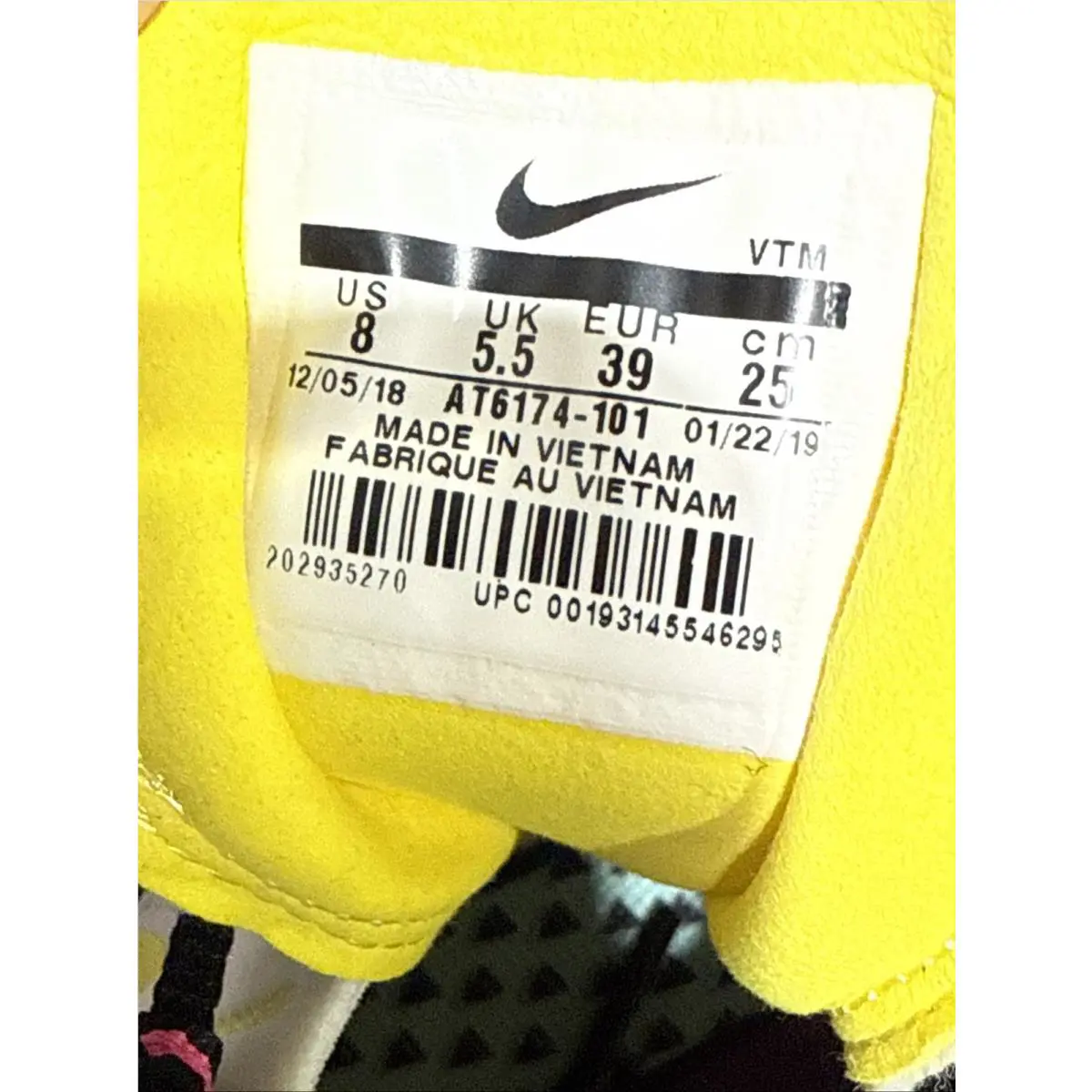 Nike shoes - Air 270 - Air - At6174-101 - Multicolor (UPC: 00193145546295) 4