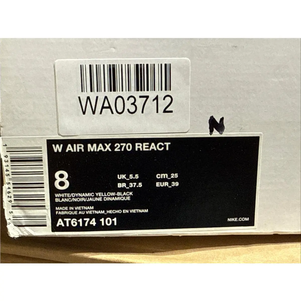 Nike shoes - Air 270 - Air - At6174-101 - Multicolor (UPC: 00193145546295) 5