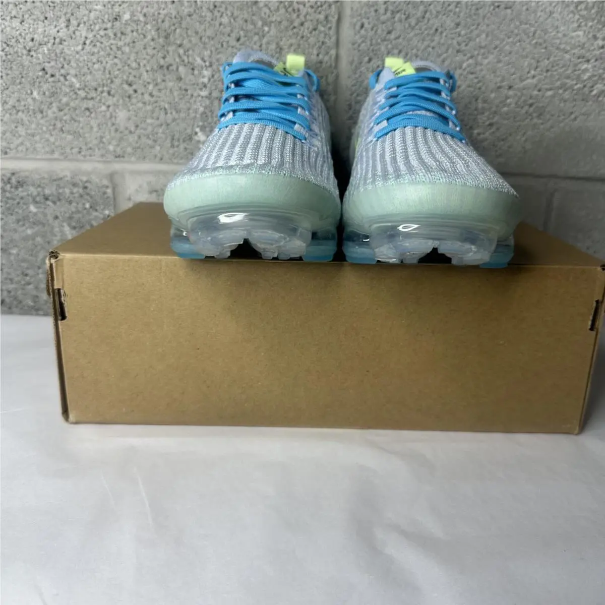 Nike shoes - Nike Air Vapormax Flyknit 3 - DC2051-001 - Pure Platinum/Barely Volt (UPC: 194499768760) 1