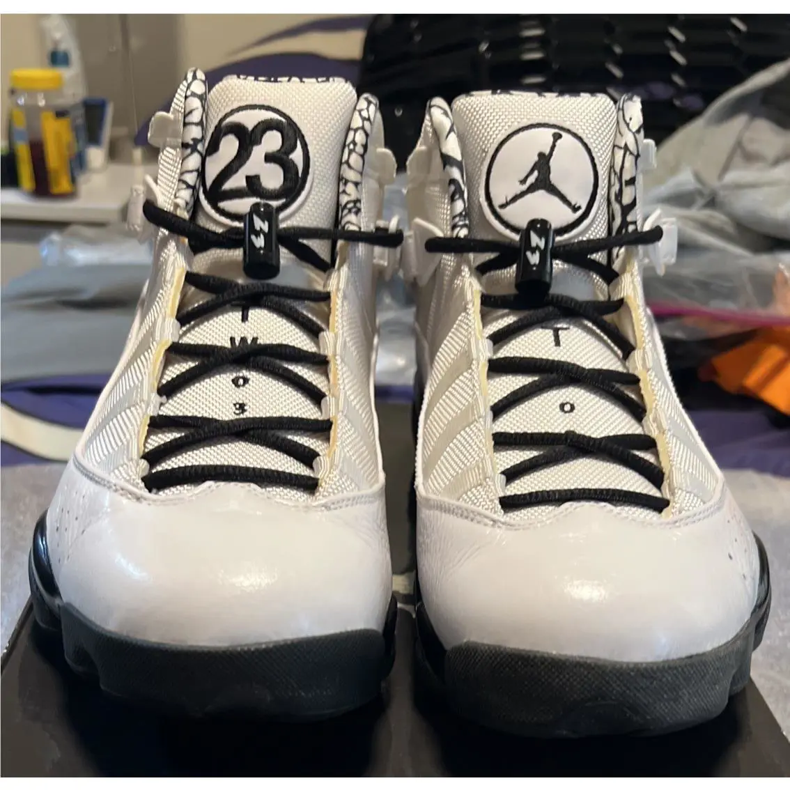 Nike shoes - Air Jordan 6 Rings - Air Rings - 397464-101 - White / Black, Manufacturer: White / Black (UPC: 0882801030680) 4