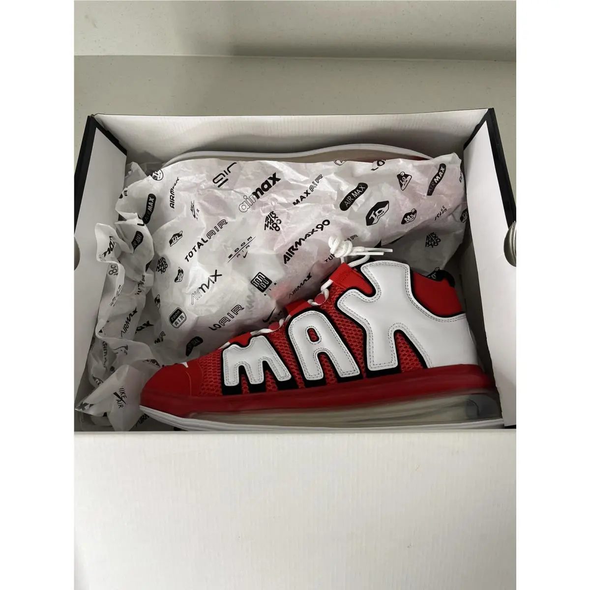 Nike shoes - Nike Air More Uptempo - Air More Uptempo - CJ3662-600 - Red (UPC: 0192502592067) 7