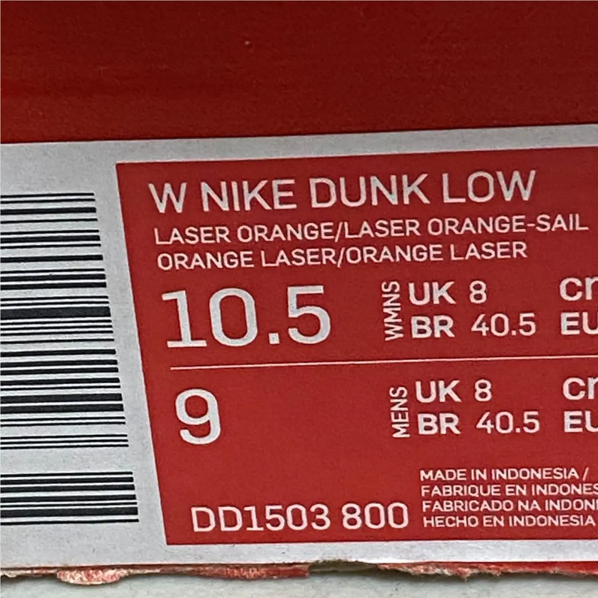 Nike shoes - Nike Dunk Low - Dunk Low - DD1503-801 - Orange 15