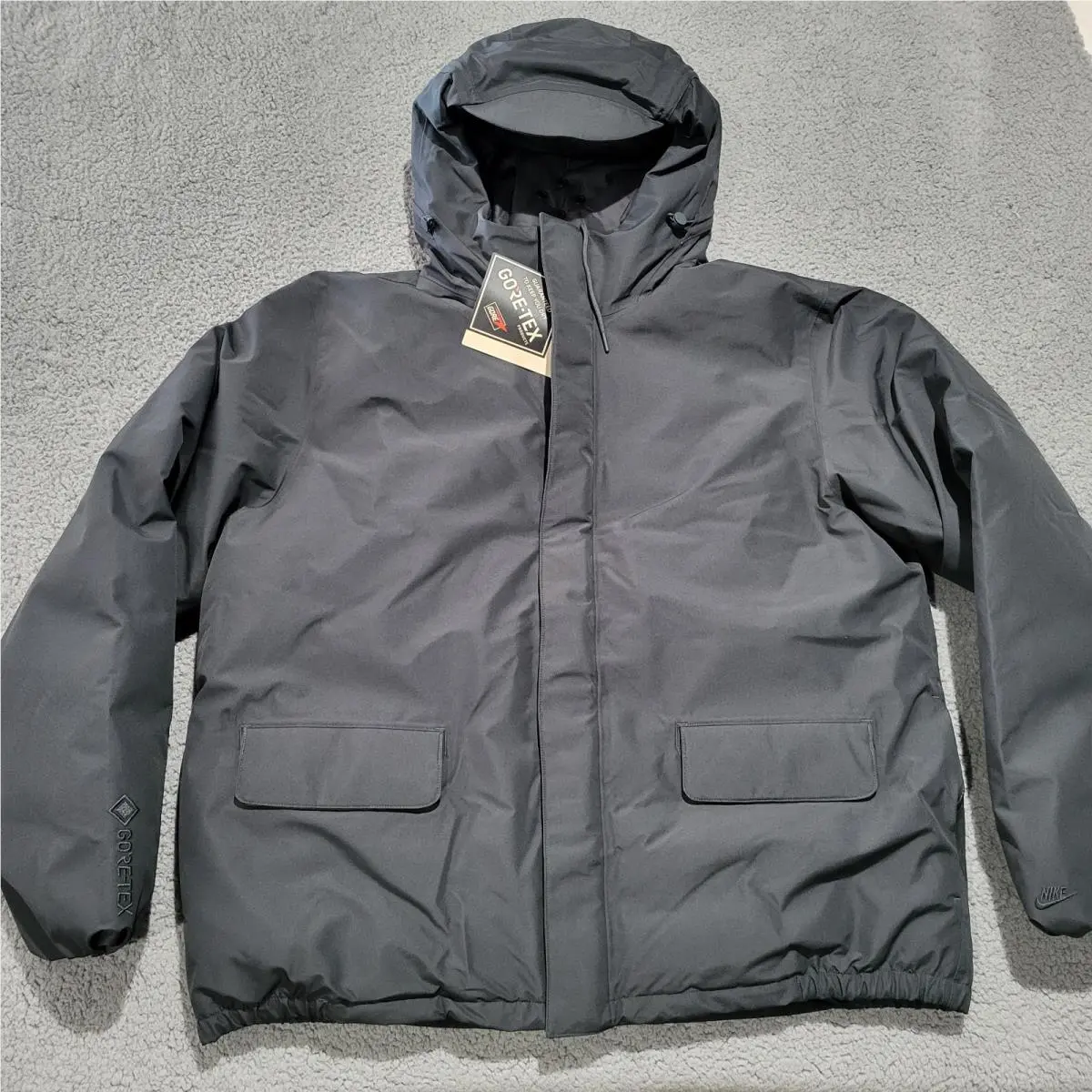 Nike Tech Gore-tex Therma-fit Jacket Black Mens Size XL FZ0724 060