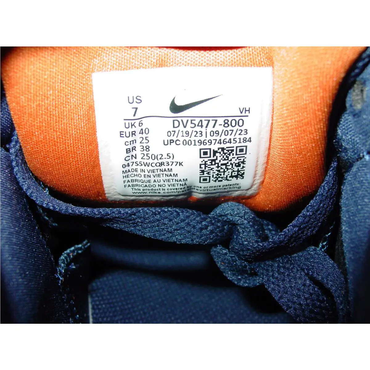 Nike shoes - Nike SB Force 58 - Force - DV5477-800 - Midnight Navy (UPC: 196974645184) 13