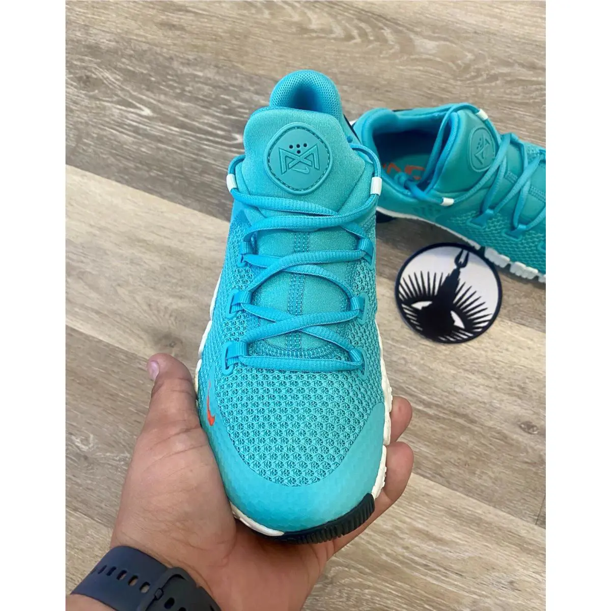 Nike shoes - Nike Free Metcon 4 - Free Metcon - CZ0596-338 - Washed Teal/Black/Barely Green/Rush Orange (UPC: 195866268708) 4