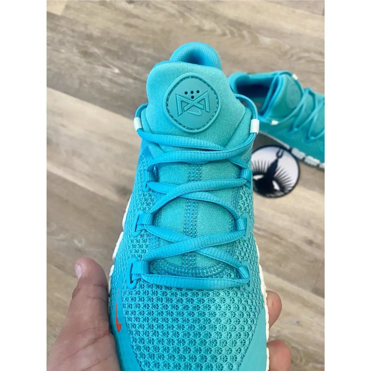 Nike shoes - Nike Free Metcon 4 - Free Metcon - CZ0596-338 - Washed Teal/Black/Barely Green/Rush Orange (UPC: 195866268708) 6