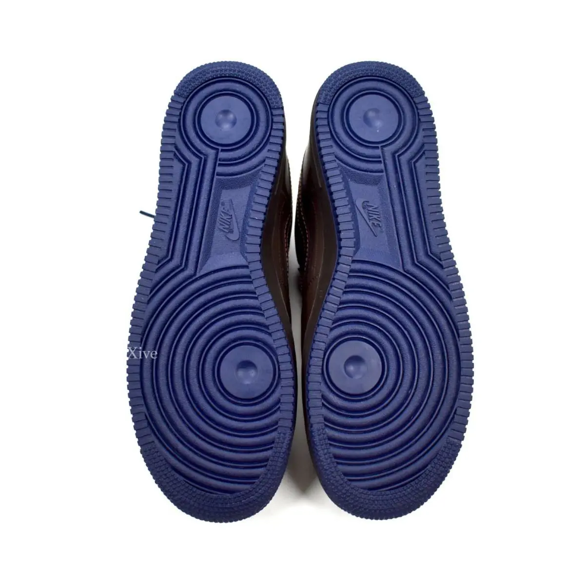 Nike shoes - Nike Air Force 1 - Air Force - 317295 241 - Brown, Manufacturer: Binary Blue/Safety Orange-Dark Cinder 6