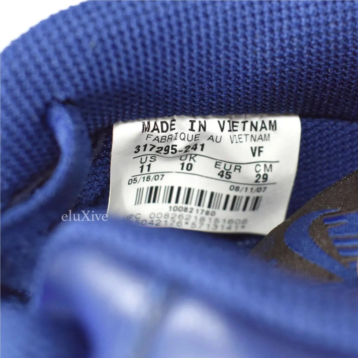 Nike shoes - Nike Air Force 1 - Air Force - 317295 241 - Brown, Manufacturer: Binary Blue/Safety Orange-Dark Cinder 9